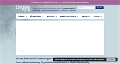 Desktop Screenshot of concadoraverlag.de